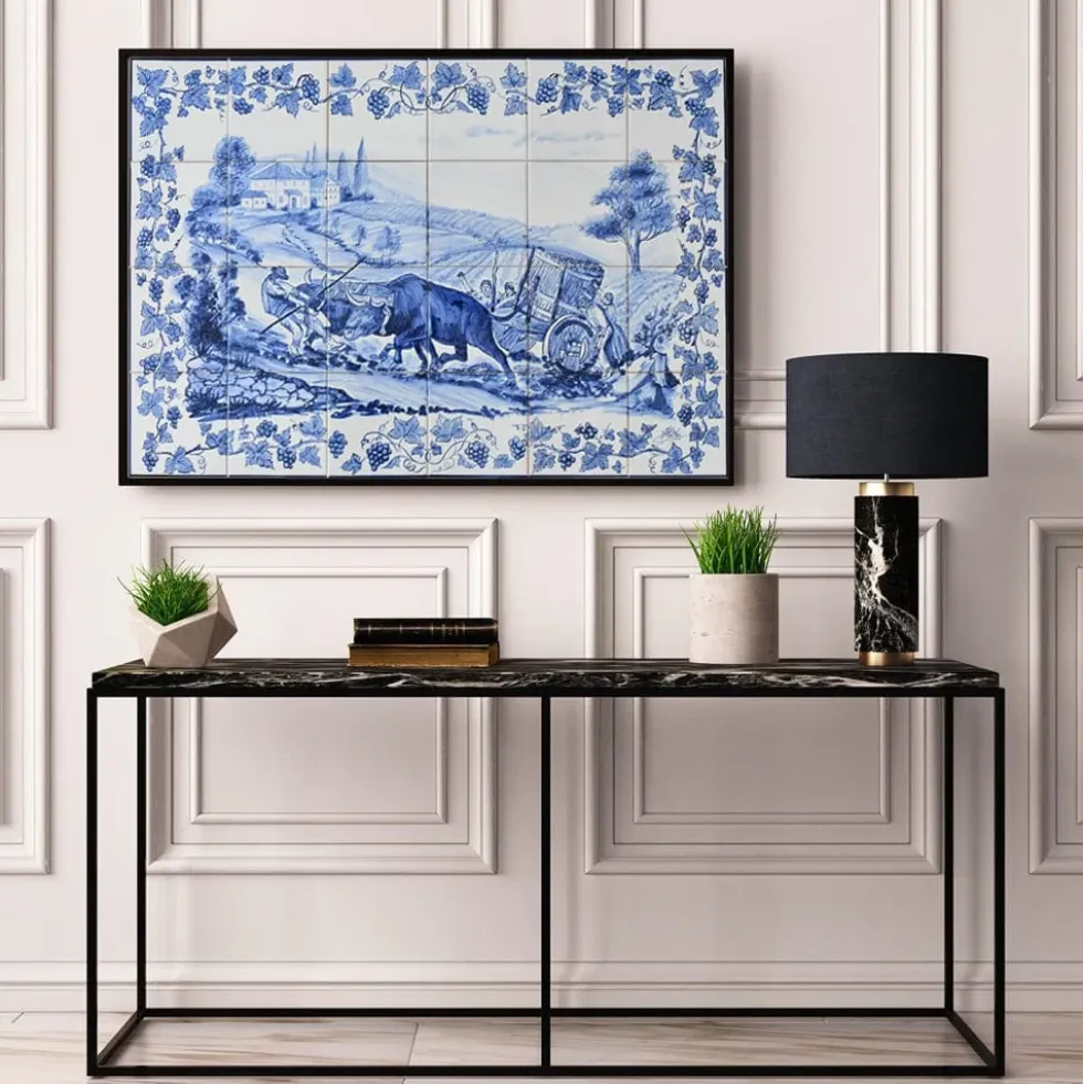 Fresque d'azulejos 90x60cm
