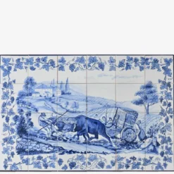 Fresque d'azulejos 90x60cm