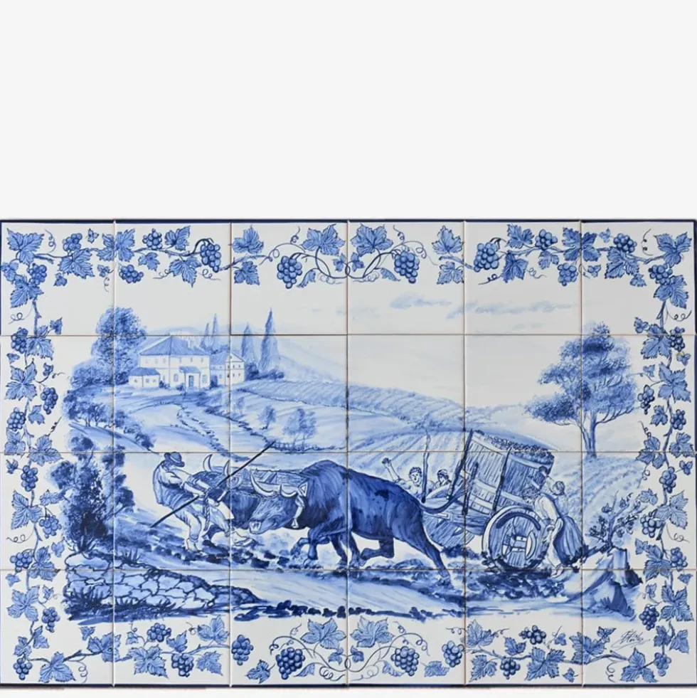 Fresque d'azulejos 90x60cm