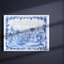 Fresque d'azulejos 75x60cm