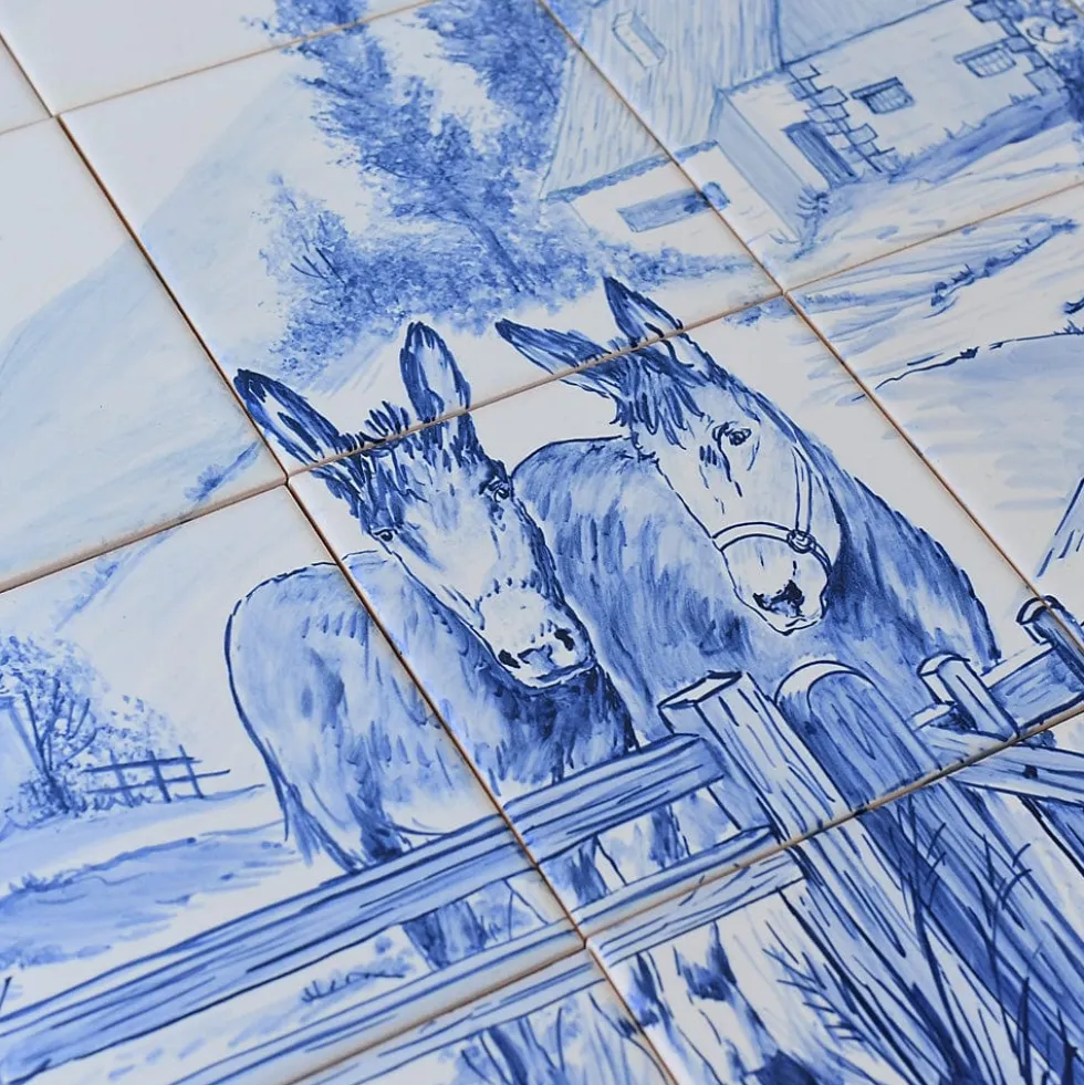 Fresque d'azulejos 75x60cm