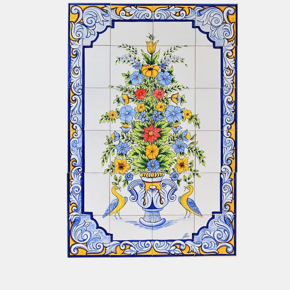 Fresque d'azulejos 90x60cm
