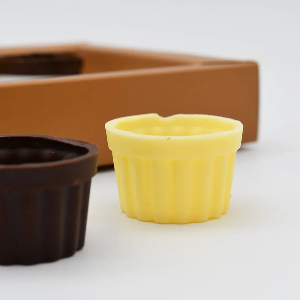 Gobelets en chocolat