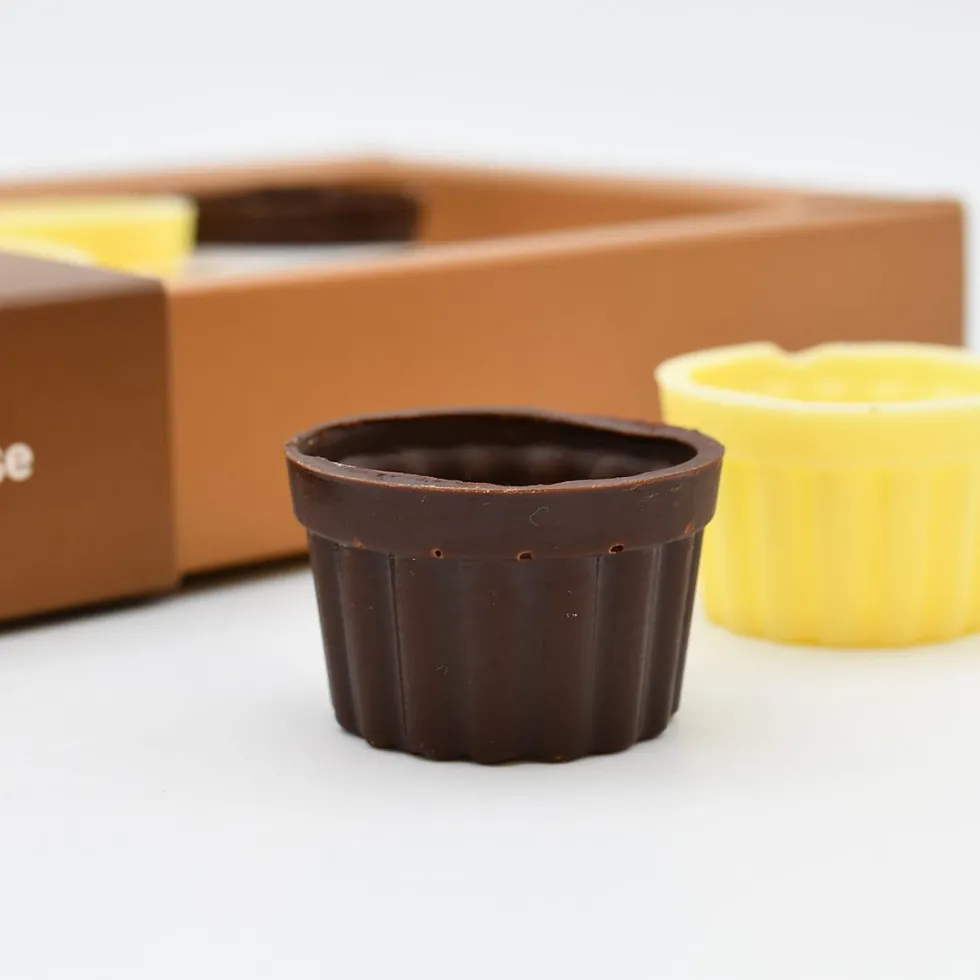 Gobelets en chocolat