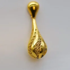 Gota de Luz I Boucles d'oreilles en argent doré