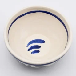 Grand bol en céramique "Andorinha" - Bleu