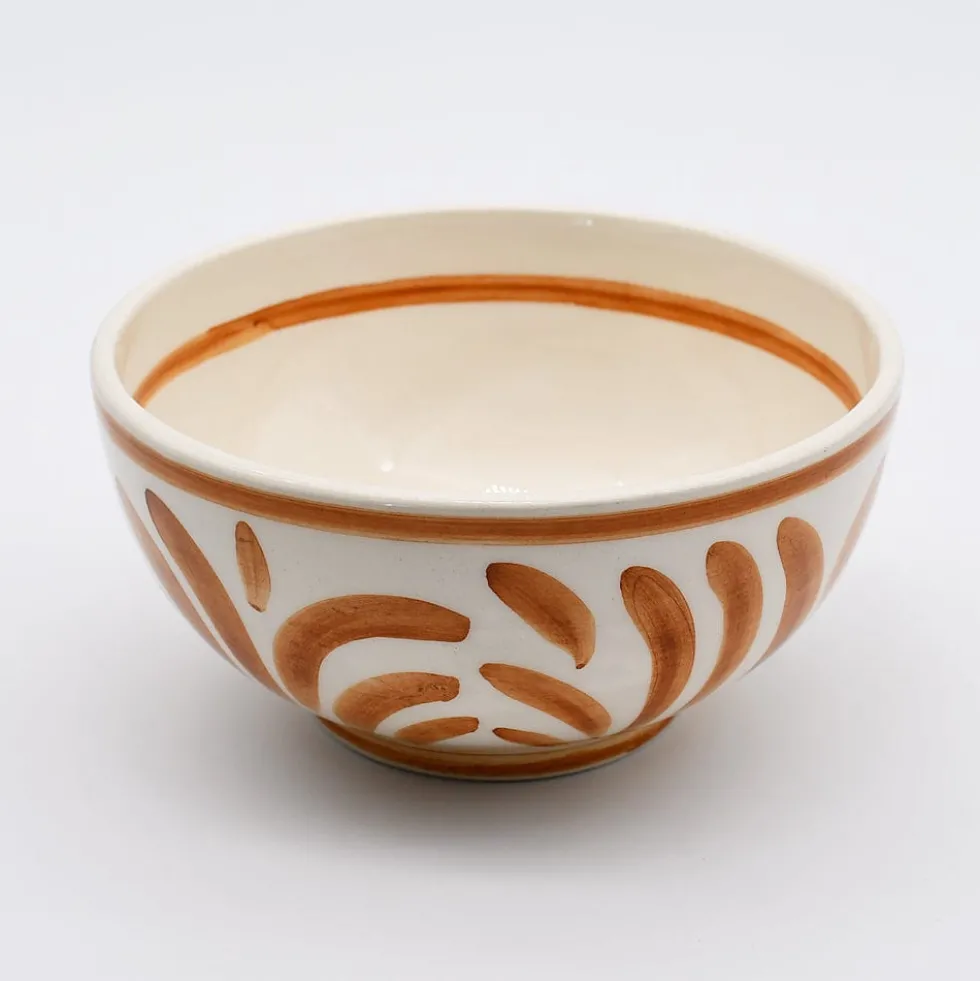 Grand bol en céramique "Andorinha" - Terracotta