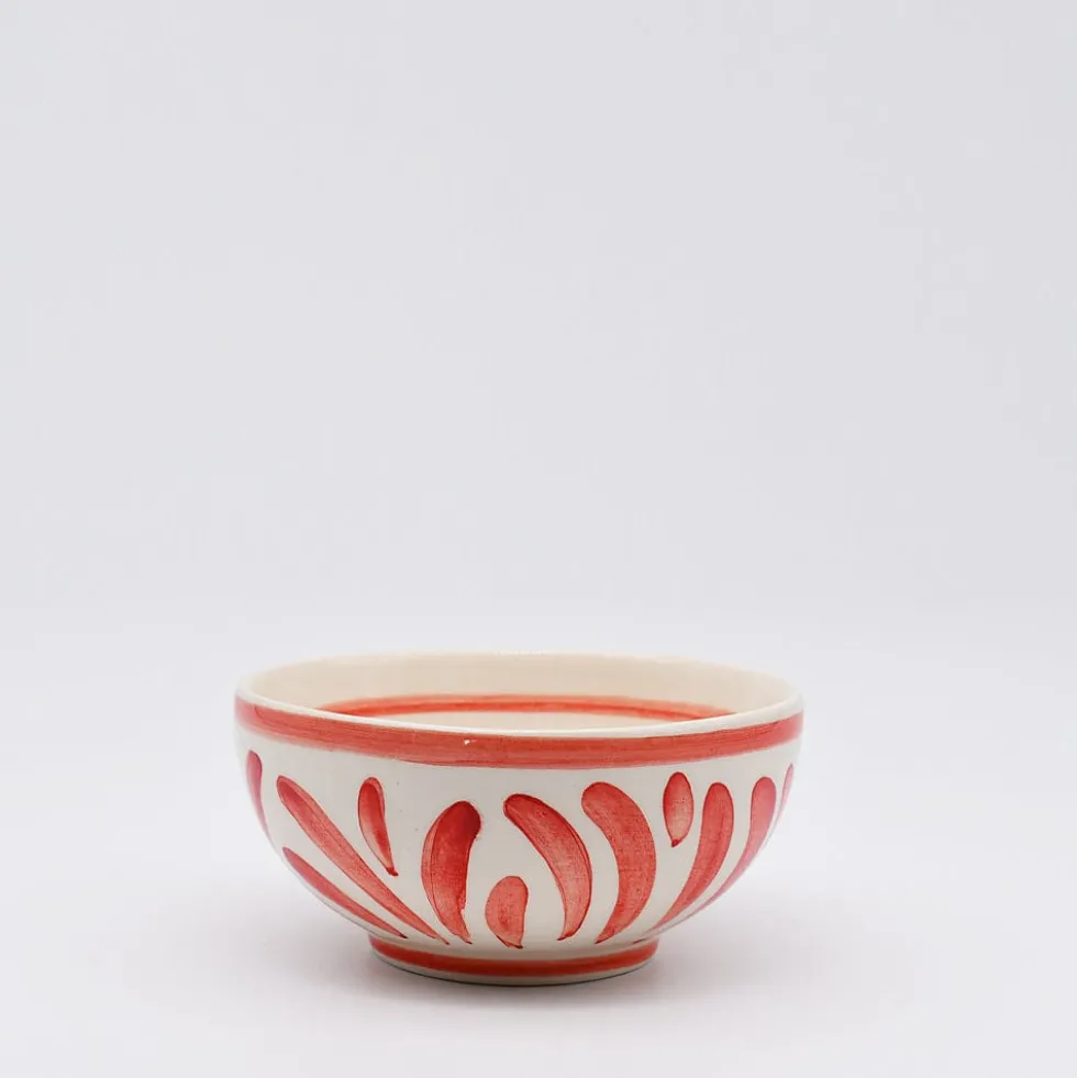 Grand bol en céramique "Andorinha" - Rouge