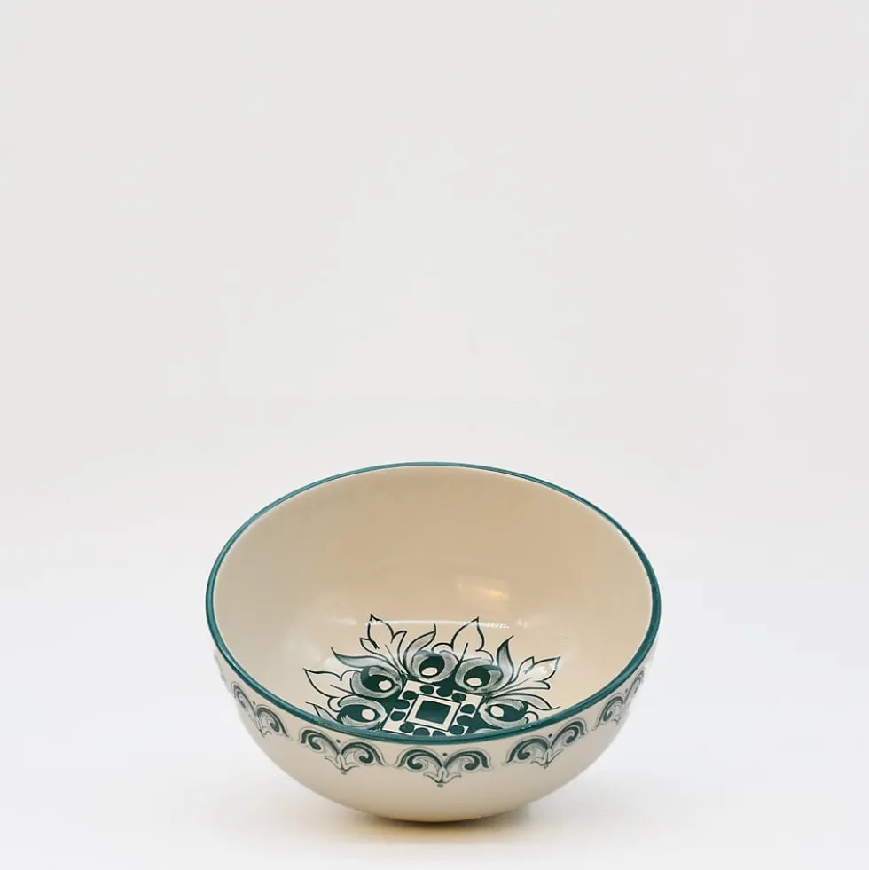 Grand bol en céramique "Brasão" 16cm - Vert