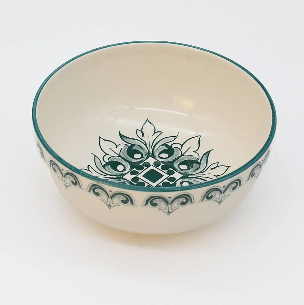 Grand bol en céramique "Brasão" 16cm - Vert