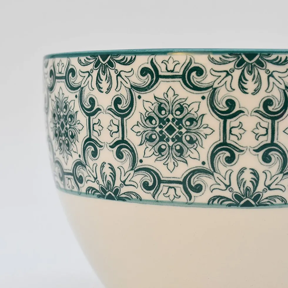 Grande tasse en céramique "Padrão" - Verte