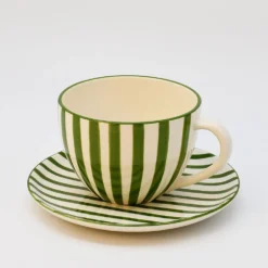 Grande tasse rayée