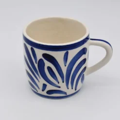 Grand mug en céramique "Andorinha" - Bleu