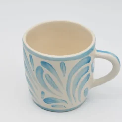 Grand mug en céramique "Andorinha" - Turquoise