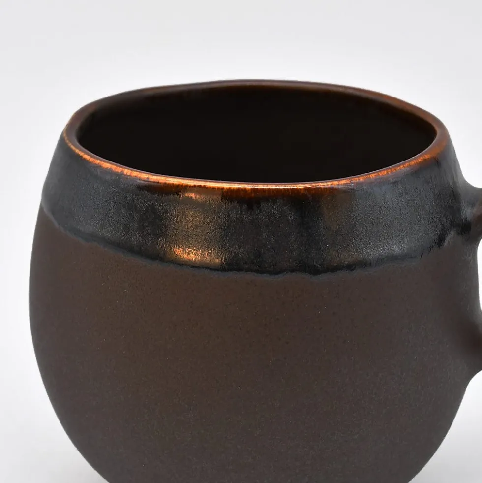 Grand mug en grès "Café"