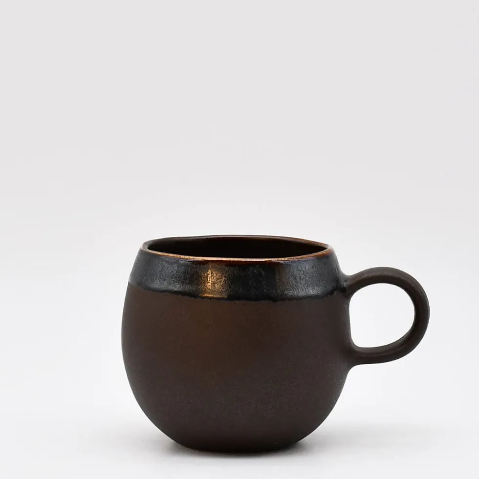 Grand mug en grès "Café"