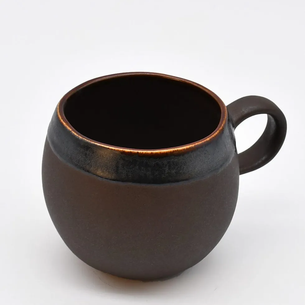 Grand mug en grès "Café"