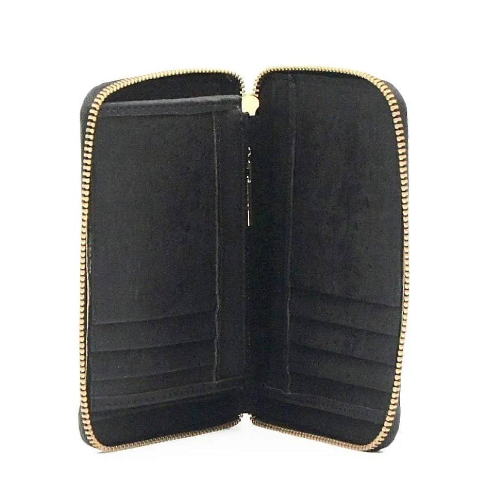 Grand portefeuille en liège noir