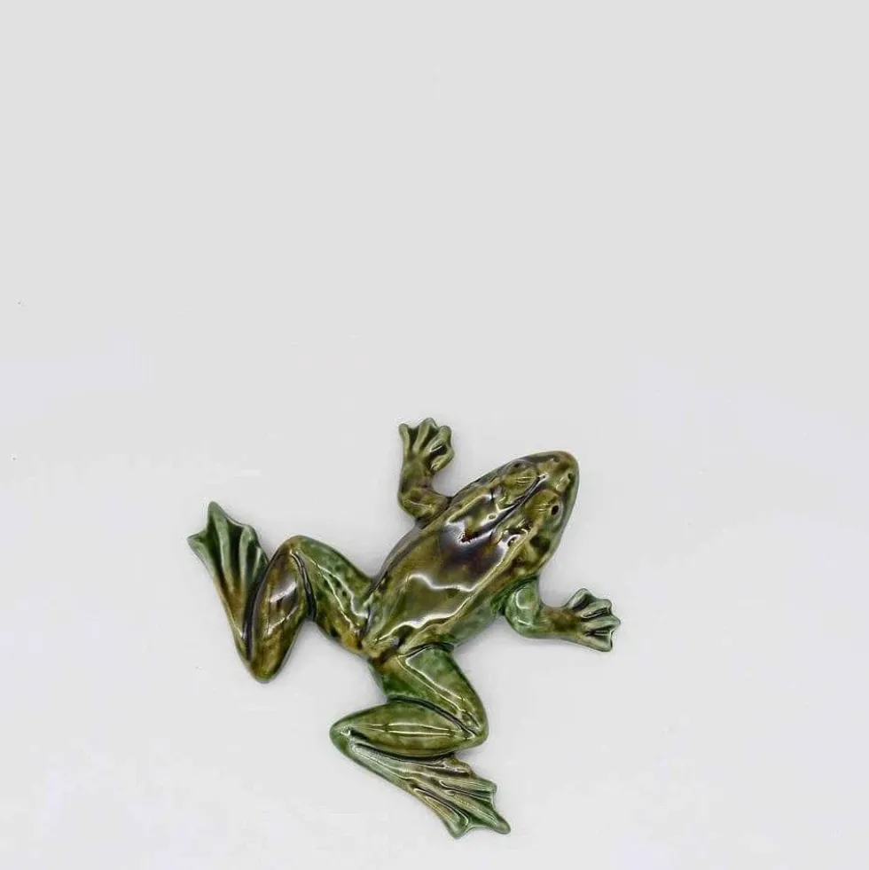 Grenouille en céramique - 11 cm