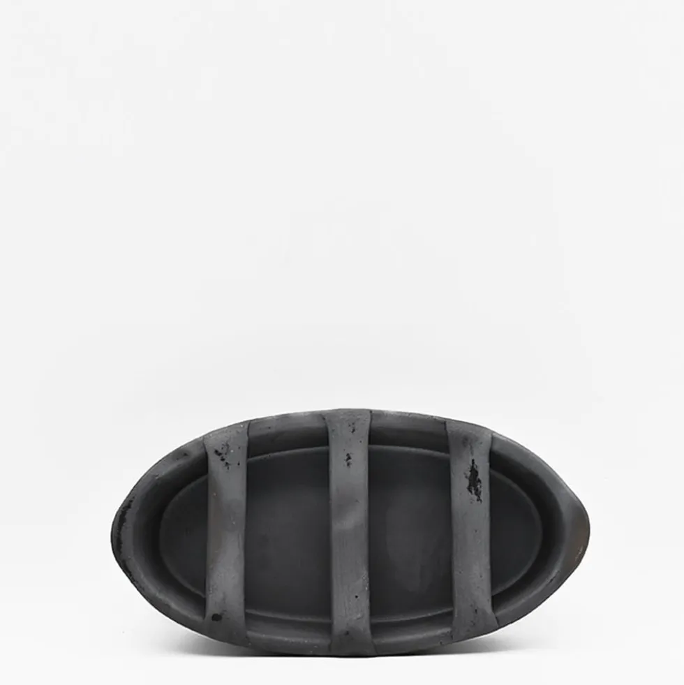 Grille Chouriço en terre cuite noire de Bisalhães - 24cm