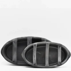 Grille Chouriço en terre cuite noire de Bisalhães - 24cm