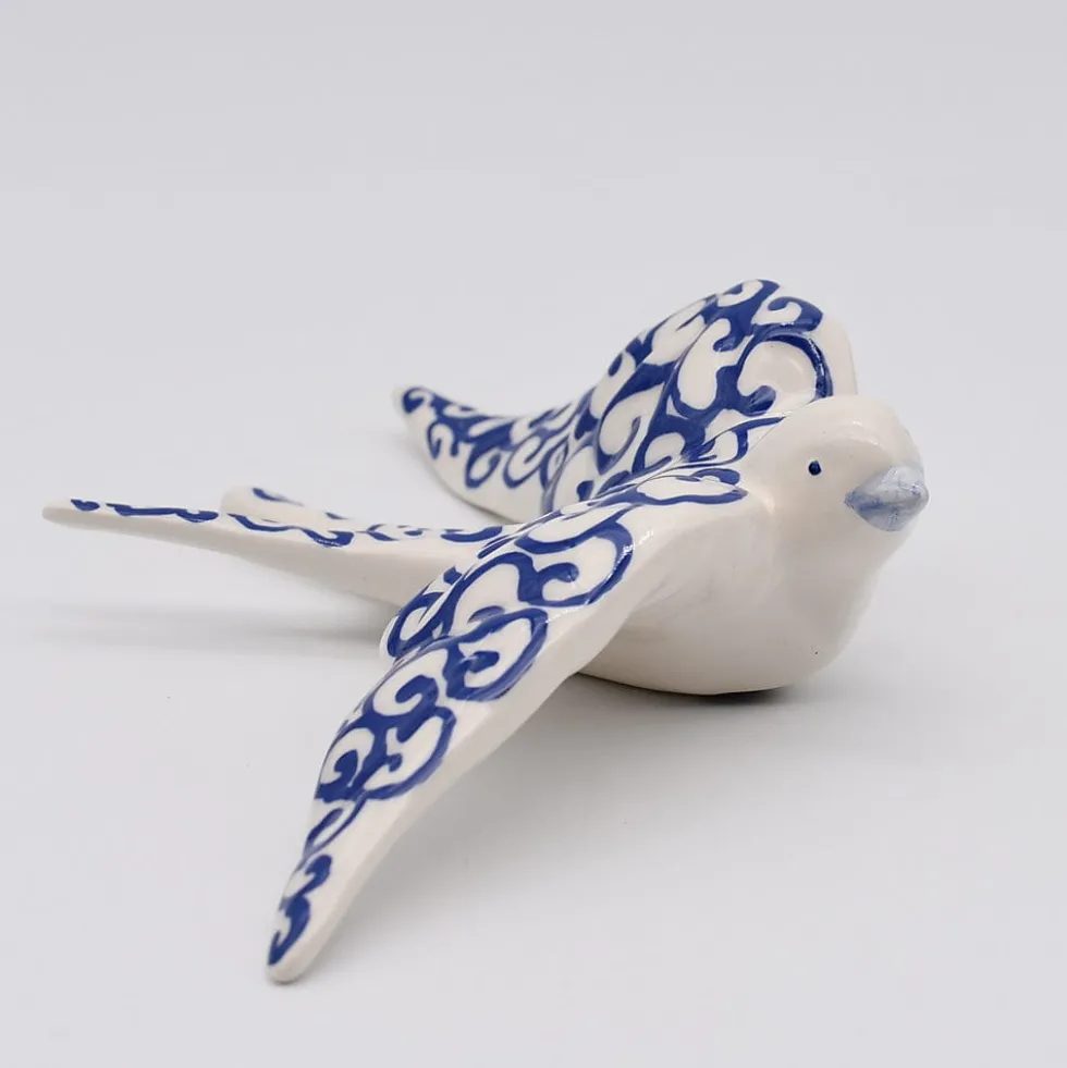 Hirondelle en céramique