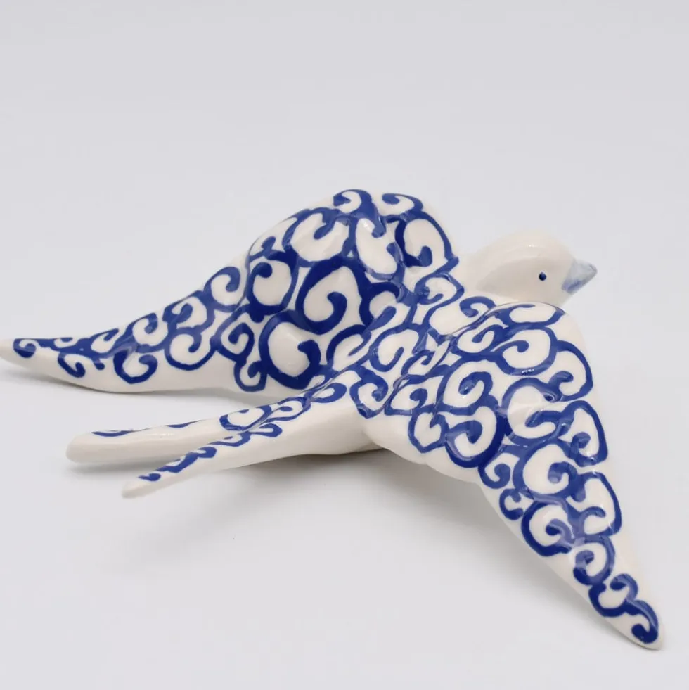 Hirondelle en céramique