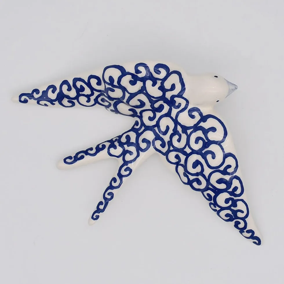 Hirondelle en céramique