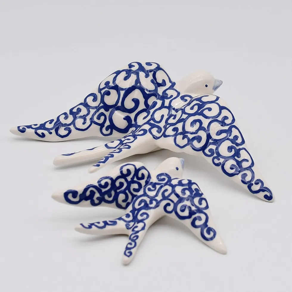 Hirondelle en céramique
