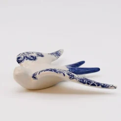 Hirondelle en céramique "Azulejos" - Bleu