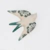 Hirondelle en céramique "Azulejos" - Vert