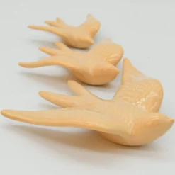 Hirondelle en céramique - Beige