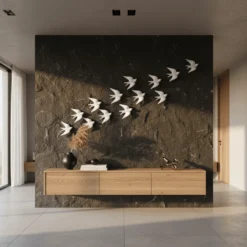 Hirondelle en céramique - Blanche