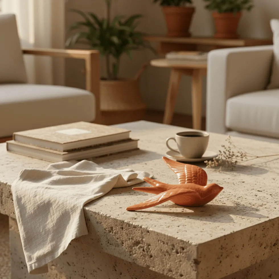 Hirondelle en céramique - Terracotta