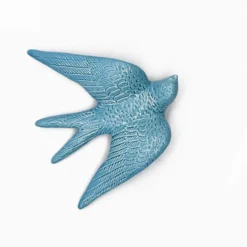 Hirondelle en céramique - Turquoise