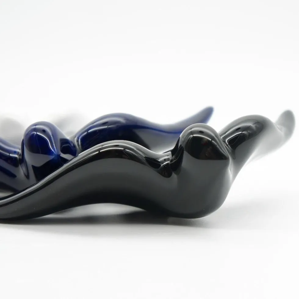 Hirondelle lisse en céramique noire