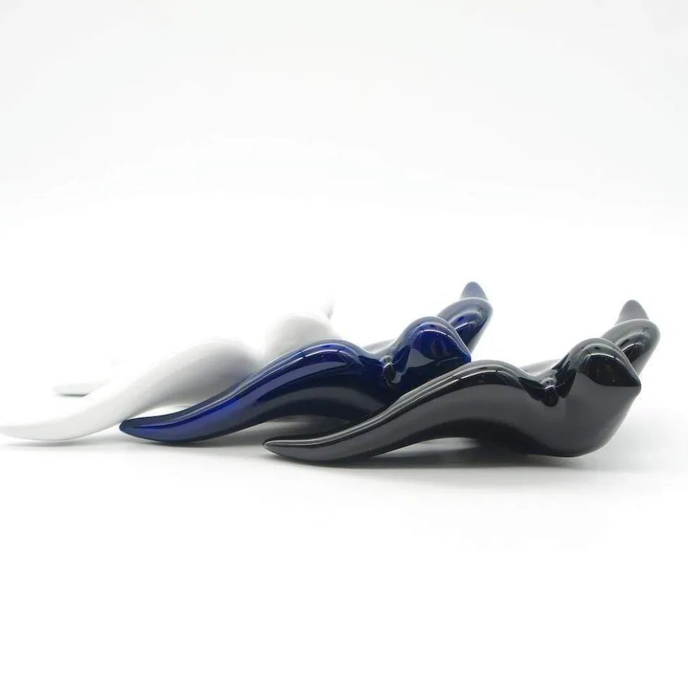 Hirondelle lisse en céramique blanche