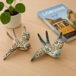 Hirondelles en céramique de Coimbra