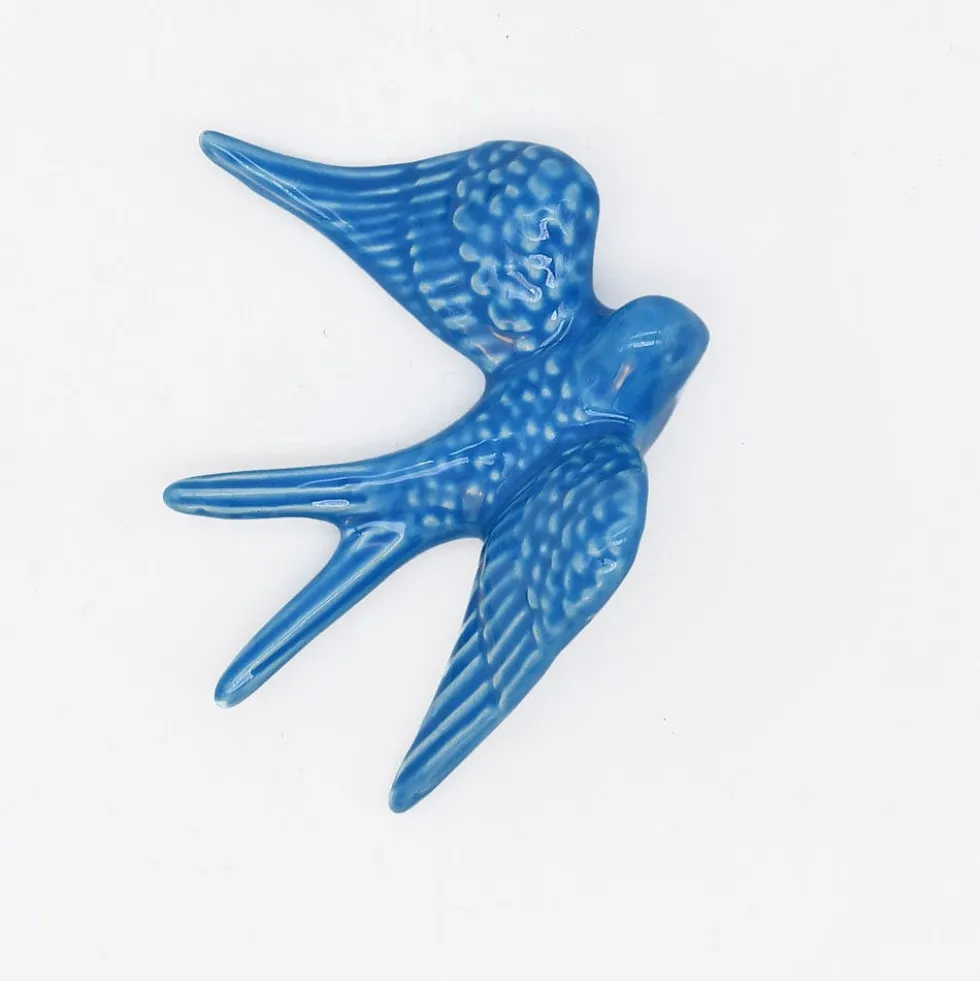 Hirondelles moyennes en céramique 11cm - 20 couleurs