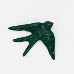 Hirondelle stylisée en céramique - Verte