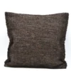 Housse de coussin artisanale 60x60 - Marron
