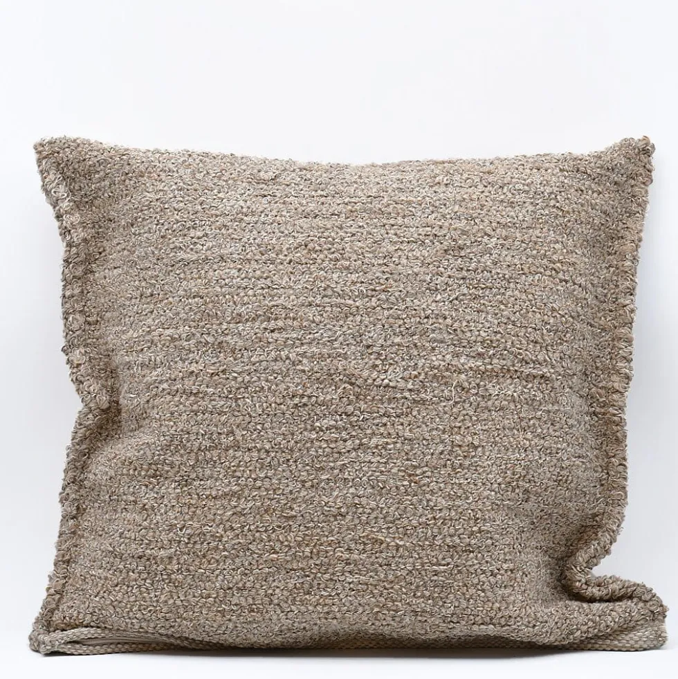 Housse de coussin artisanale 60x60 - Beige
