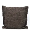 Housse de coussin artisanale 60x60 - Gris foncé