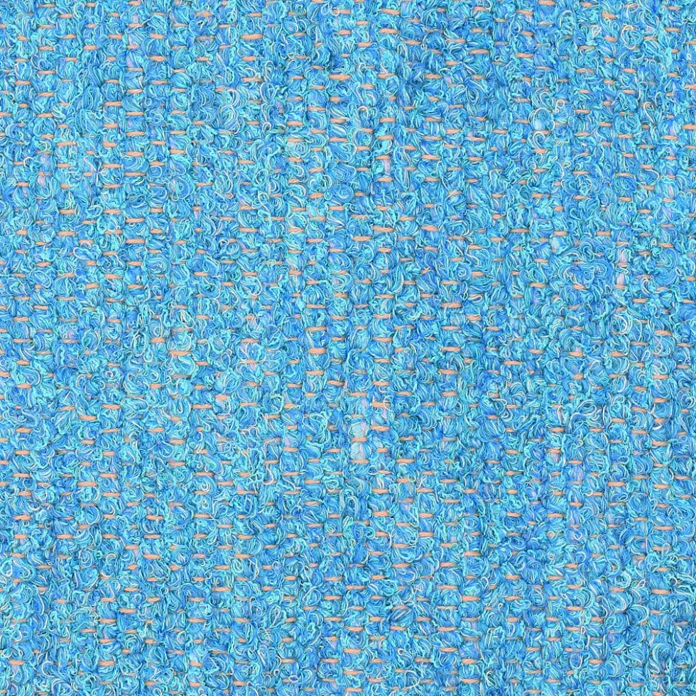 Housse de coussin artisanale 60x60 - Turquoise