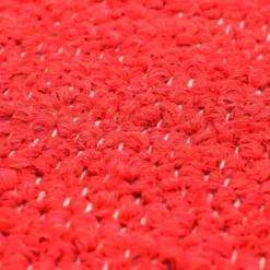 Housse de coussin artisanale 60x60 - Rouge