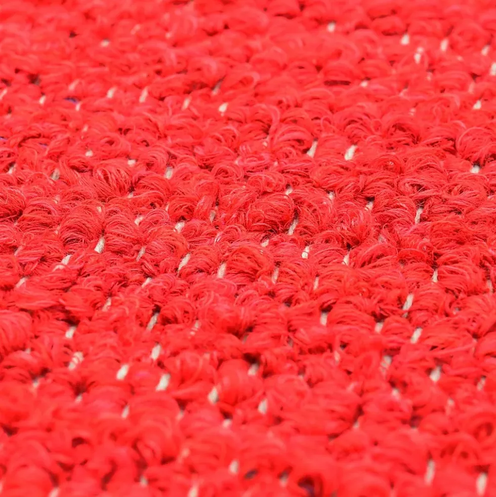 Housse de coussin artisanale 60x60 - Rouge