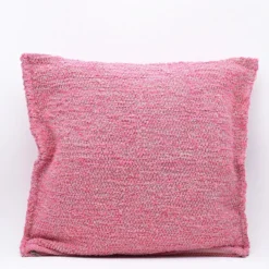 Housse de coussin artisanale 60x60 - Rose