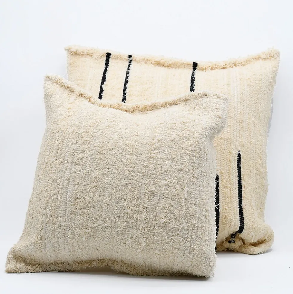 Housse de coussin en fibres recyclées "Mara"