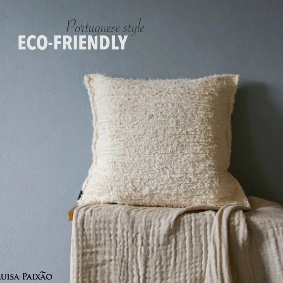 Housse de coussin en fibres recyclées "Mara"