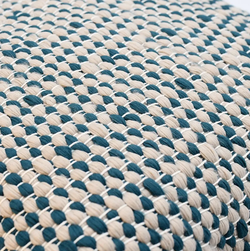 Housse de coussin en fibres recyclées - Vert